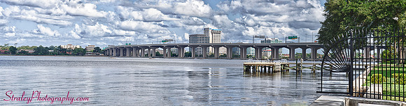 Fuller Warren Bridge from Greenscape Celebration Park