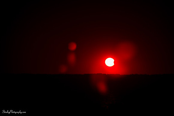 Partial eclipse of sun - 2014 10 237 - 0005